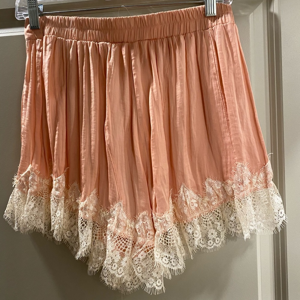 Satin & Lace skort- shorts/skirt Living Doll